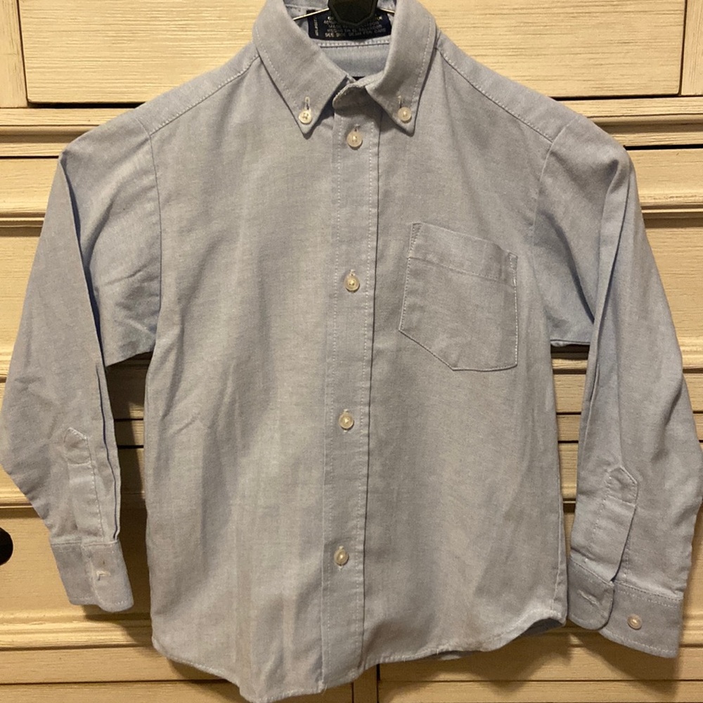 Boys long sleeve button up